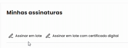 Assinar em lote